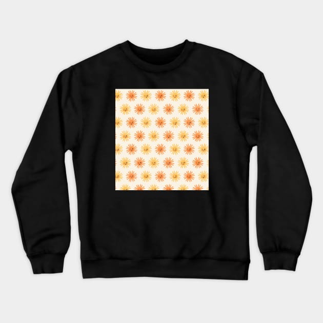 Suns Wallpaper Crewneck Sweatshirt by Charly Clements